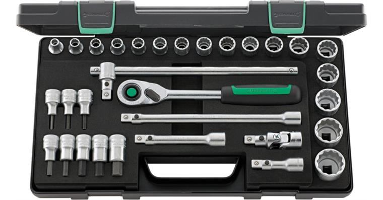 1001834190 Socket wrench set 50/54/25/6QR KN 1/2 inch 31-piece 96031440