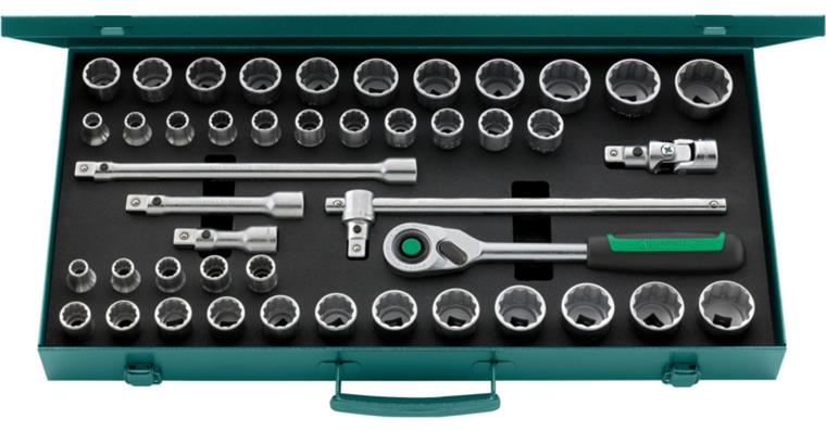 1001834216 Socket wrench set 50MA/39/6QR 1/2 inch 45-piece 96030107