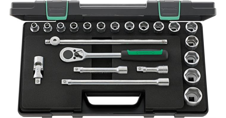 1001833474 Socket set 52/16/6 KN 1/2 inch 22-piece 96031448