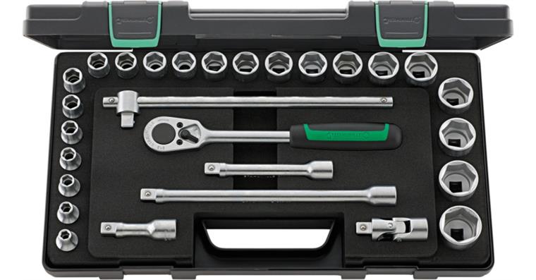 1051336109 socket wrench set 52/22/6 KN 1/2 inch 28 pcs. 96031409