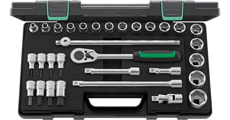 1051353102 Socket set 52/54/25/6 KN 1/2 inch 31 pcs. 96031239