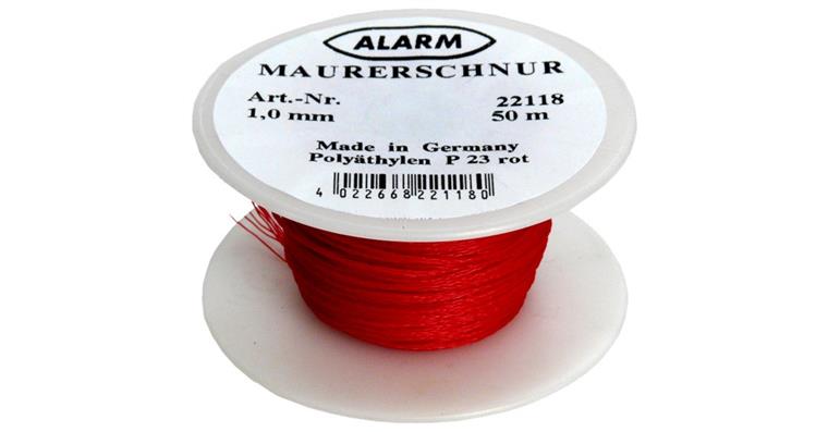 1066307105 plumb line Mauererschnur L.50m color red 56022118