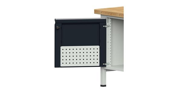 Panel na dokumenty ANKE pro vnitřní str. dveří ponků ANKE V+VS, RAL 7035 s. šedá