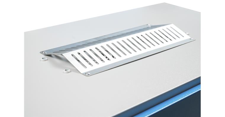 1099522102 Skříň pro nabíjení akumulátorů, plné dveře 980×500×1019 mm 7035/7016