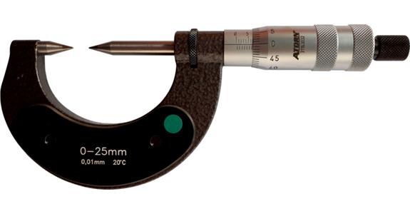Mikrometrické měřidlo ATORN s hrotem 30 stupňů, měřicí rozsah 75–100 mm