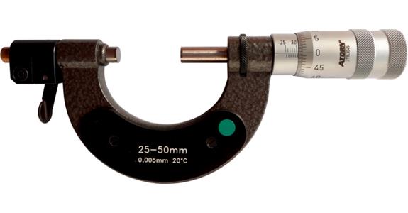 Mikrometrické měřidlo ATORN pro přesný úchylkoměr, měřicí rozsah 25–50 mm