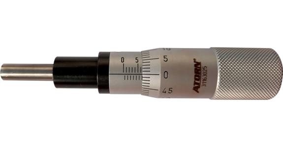 Mikrometrová hlava ATORN, měřicí rozsah 0–5 mm