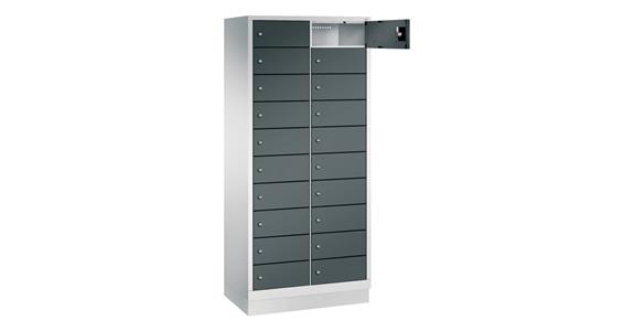 Laptop cabinet 20 compartments 1800X810X500mm RAL7035/7016