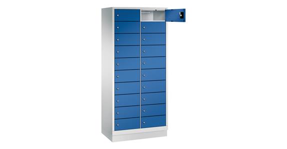Laptop cabinet 20 compartments 1800X810X500mm RAL7035/7016