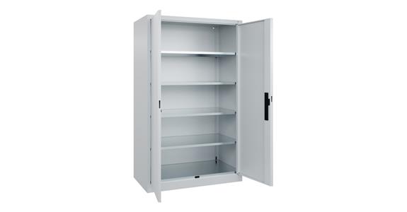 Flügeltür-Werkzeugschrank Acurado, 1950x1200x600mm RAL 7035/7035