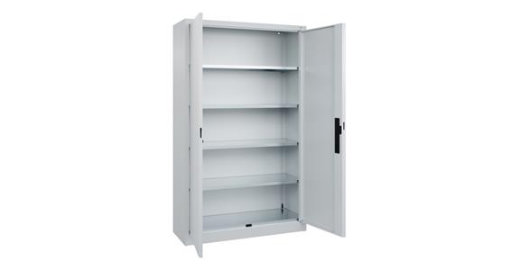 Flügeltür-Werkzeugschrank Acurado, 1950x1200x400mm RAL 7035/7035
