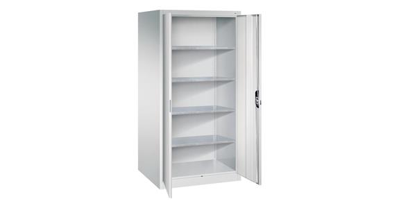 Hinged door cabinet 1950x930x800 mm 4 shelves RAL 7035/7035