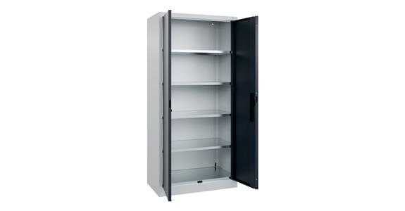 Flügeltür-Werkzeugschrank Acurado, 1950x930x500mm RAL 7035/7016