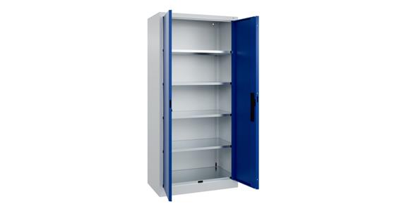 Flügeltür-Werkzeugschrank Acurado, 1950x930x500mm RAL 7035/5010
