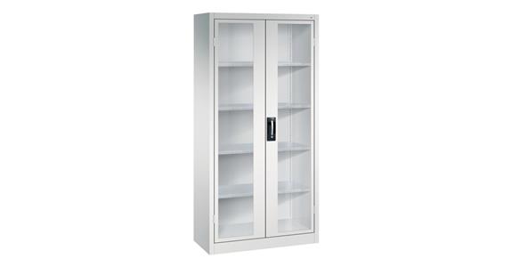 Flügeltür-Werkzeugschrank Acurado, Sichtfenstertüren, 1950x930x400mm 7035/7035