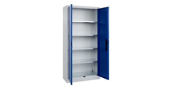 Flügeltür-Werkzeugschrank Acurado, 1950x930x400mm RAL 7035/5010