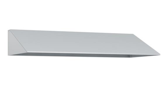 Schrägdachaufsatz 220x1200x500mm RAL 7035