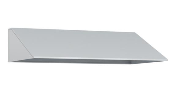 Schrägdachaufsatz 220x900x500mm RAL 7035