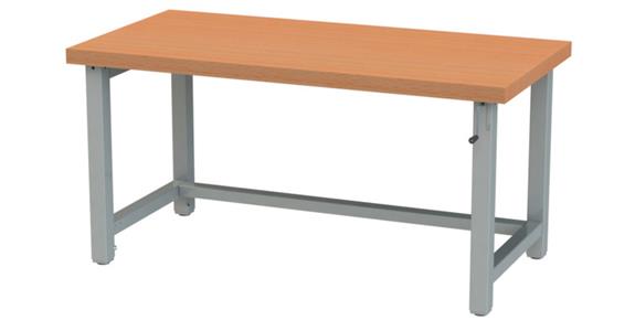 Werkbank H740-1040xB1500xT700 mm Höhenverstellung mechanisch