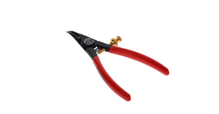 1001104844 Assembly pliers for external circlips angled 1.5-3.5mm 6700140