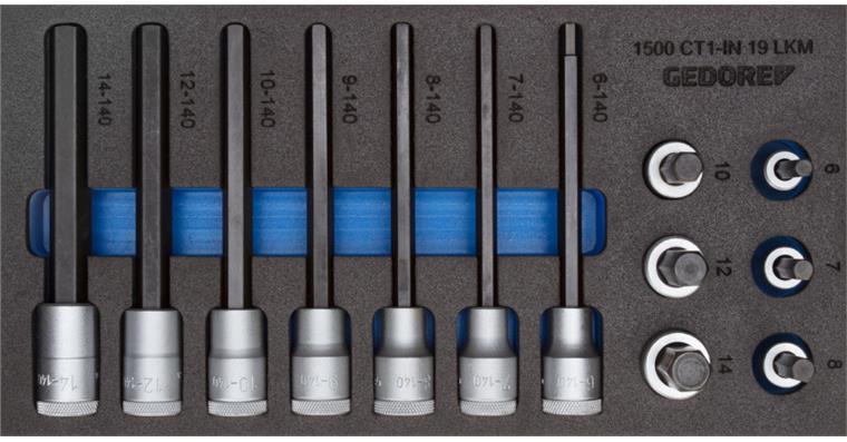 1001108162 screwdriver bit set 1/2 inch check tool module 13-piece 2308932