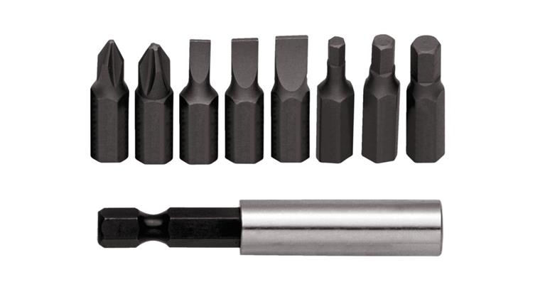 1001111455 bit box 1/4 inch PH+SL+6-square+bit holder 9-piece 3301346
