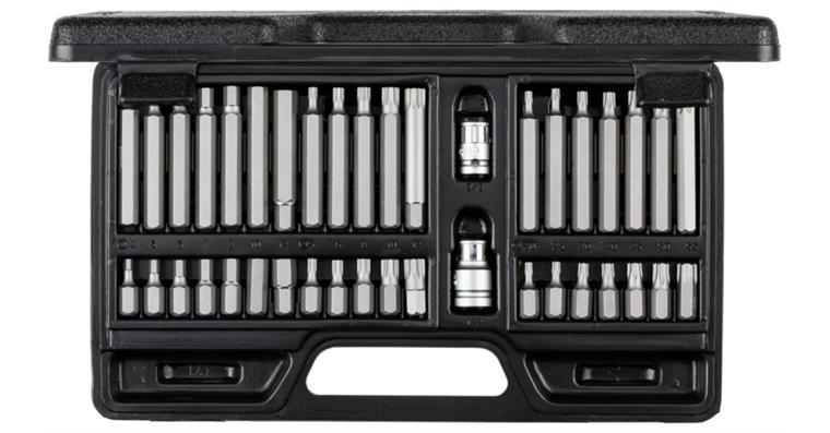 1001112950 Bit set 10 mm TX+XZN+6-square 40-piece 3301572