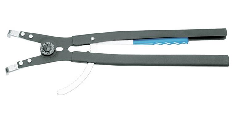 1001104862 Assembly pliers for external circlips angled 122-300mm 6702860
