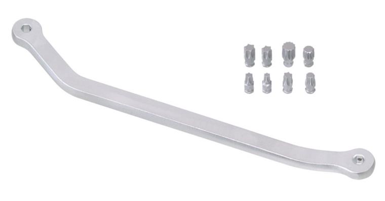 1001112339 angle wrench with 8 inserts, reinforced 9-piece 2221594