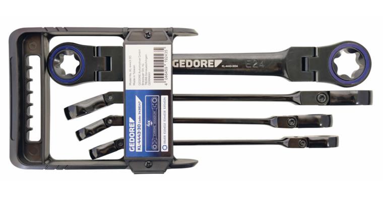 1001111123 double-jointed ratchet wrench set 4-piece 3438147