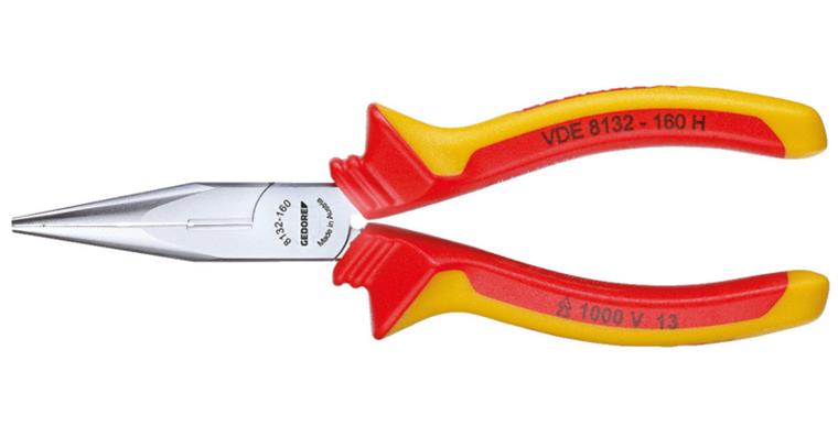 1001106984 VDE flat nose pliers with sheath insulation 160 mm 1552112