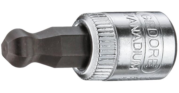 1001108035 screwdriver bit set 1/4 inch ball point hexagon socket 4 mm 2219409