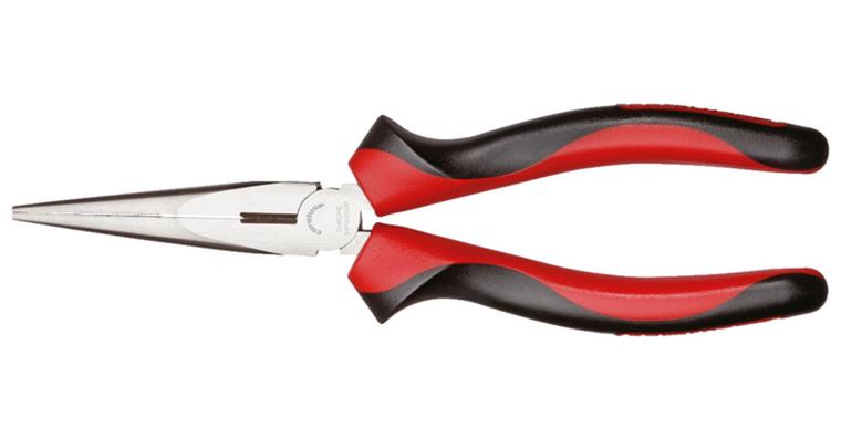 1001111643 Round nose pliers straight 200 mm 2C handle 3301133