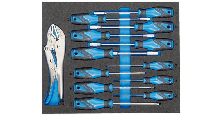1001110446 tool assortment in 2/4 check tool module 13-piece 2957469