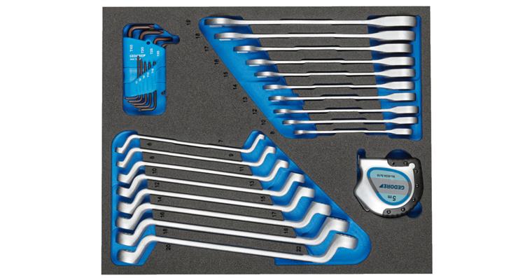 1001110447 wrench set in 2/4 check tool module 28-piece 2957485