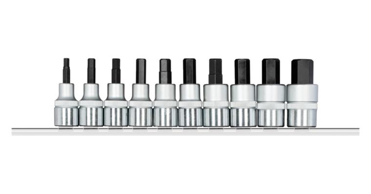 1001112047 screwdriver bits 1/2 inch + strip 10-piece 3300027