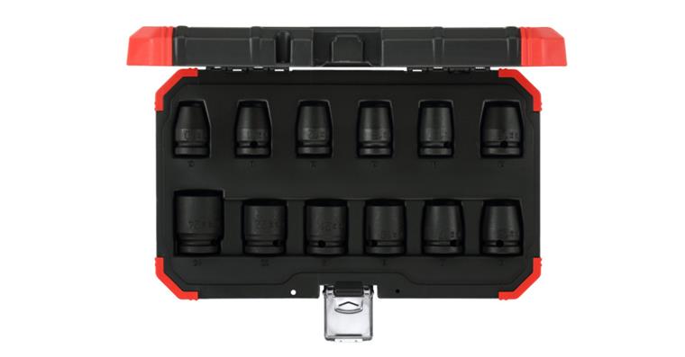 1001111813 Power wrench socket set 1/2 inch 12-piece 3300574