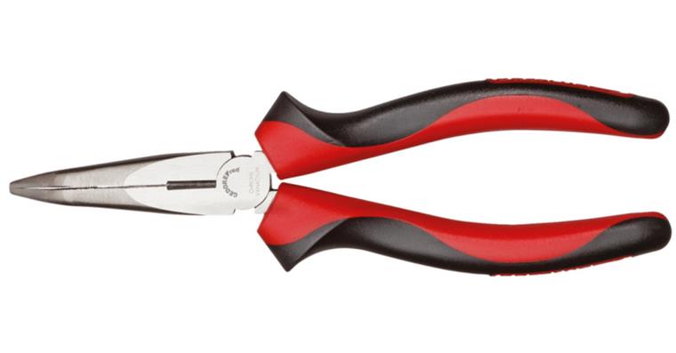 1001111644 Round nose pliers angled 45° 200 mm 2C handle 3301136
