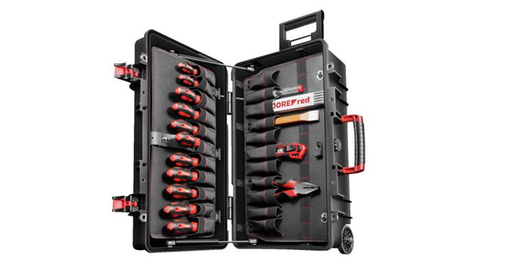 1001112885 MEISTER XXL tool set in trolley 3301641