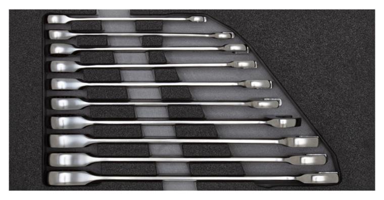 1001112893 Spanners set 2/6 CT module 10-piece 3301702