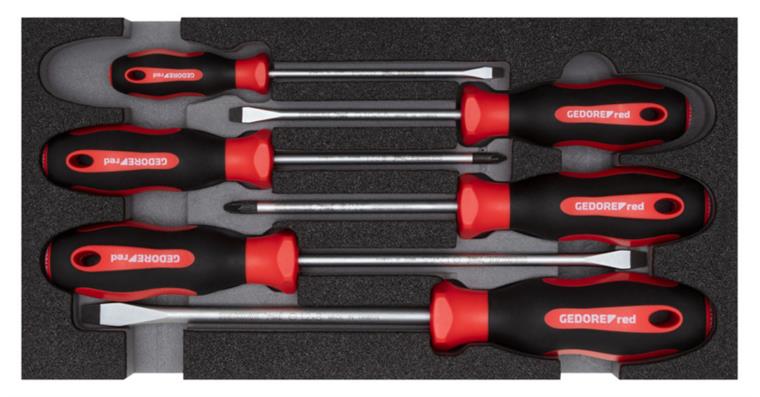 1001112900 Screwdriver set PZ+SL 2/6 CT module 6-piece 3301713