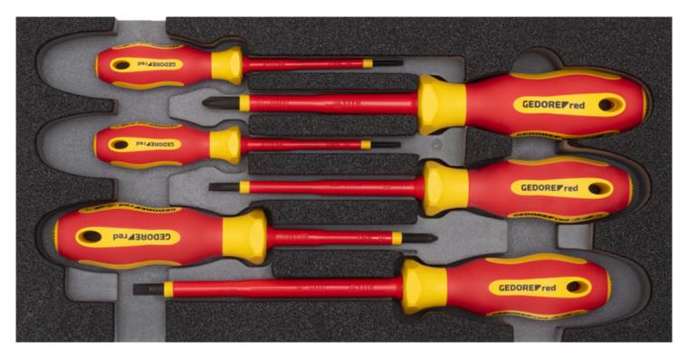 1001112902 VDE screwdriver set 2/6 CT module 6-piece 3301715