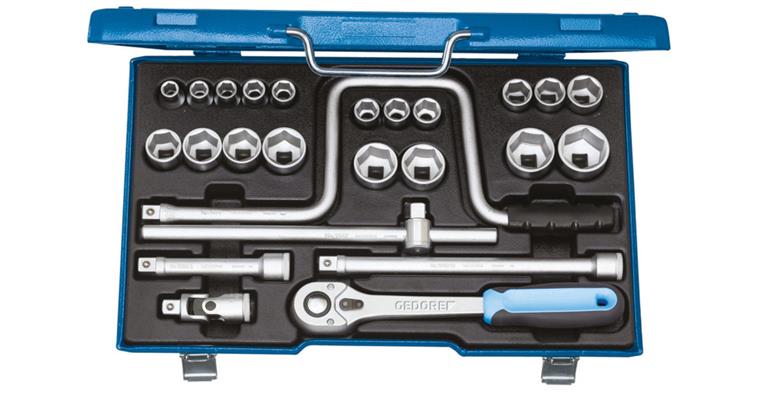 1001109954 socket wrench set 1/2 inch 25-piece 10-32 mm 6151880