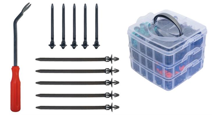 1001111450 Fastening clip set with removal lever 676-piece 3300220