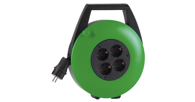 1088213101 Kabelový box s 10m PVC kabelem H05VV-F 3G1,5 zelený/černý