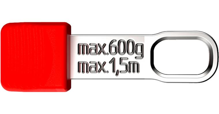 1001607040 TetheredTool Clips – 10 ks, červená