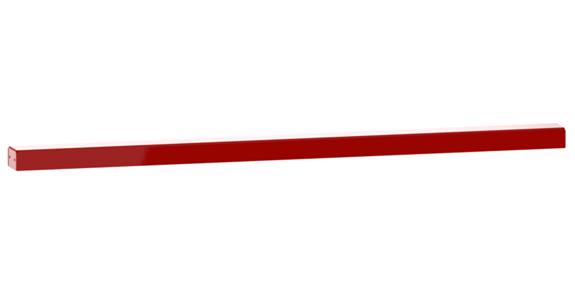 Querstrebe Quattro 1230x70x45mm für Plattenbreite 1500mm Rubinrot RAL 3003