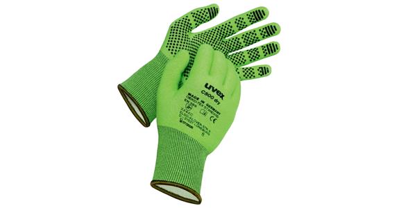 UVEX C500 dry, rukavice k ochraně před pořezáním, velikost 8