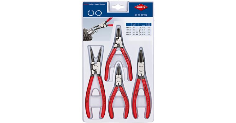 1001600968 Circlip pliers set 4-piece Item number 00 20 03 V02