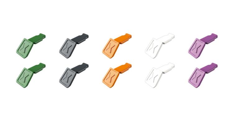 1001607030 ColorCode clips color mixing 2 10 pieces 122 mm Article 00 61 10 C V02
